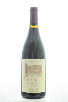 Brick House Pinot Noir Cuvée Du Tonnelier 2012