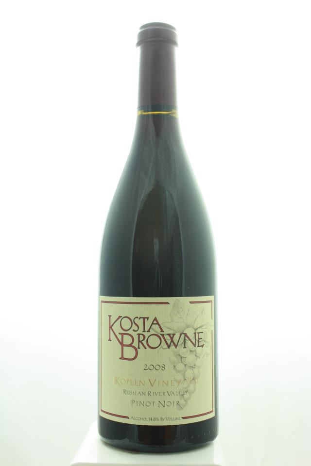 Kosta Browne Pinot Noir Koplen Vineyard 2008