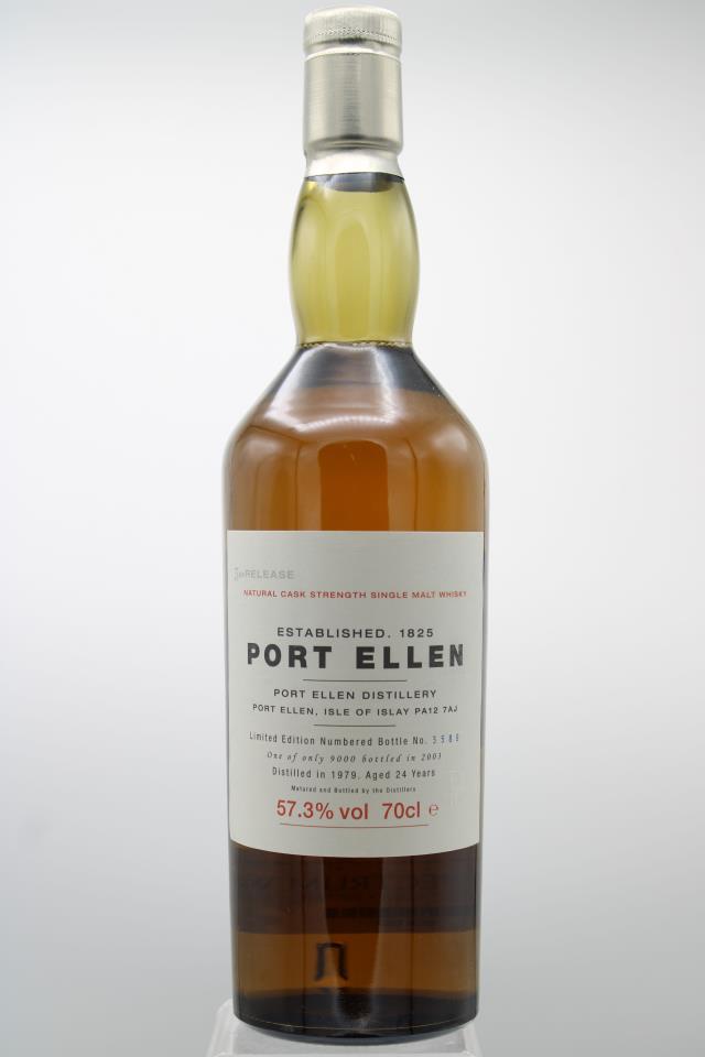 Port Ellen 24-Year Old Single Malt Whisky Cask Strength 3rd Release 1979