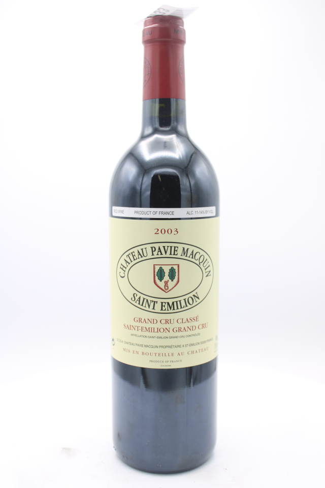 Pavie-Macquin 2003