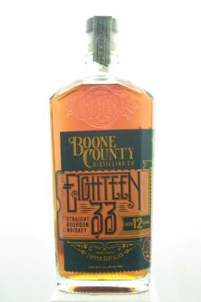 Boone County Distilling Co. Eighteen 33 Straight Bourbon Whiskey 12-Years-Old NV