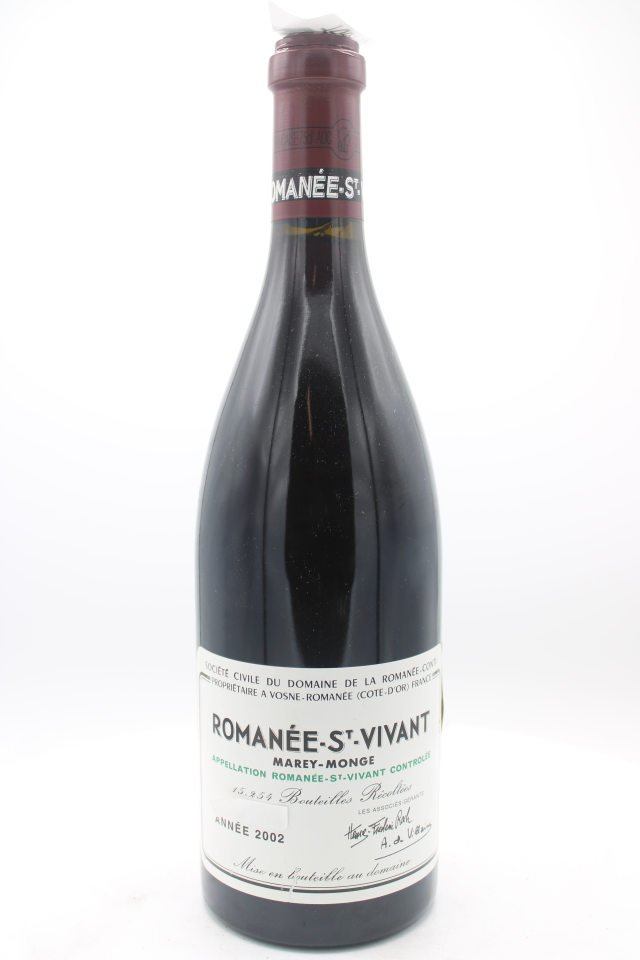 Domaine de la Romanée-Conti Romanée St. Vivant Marey Monge 2002