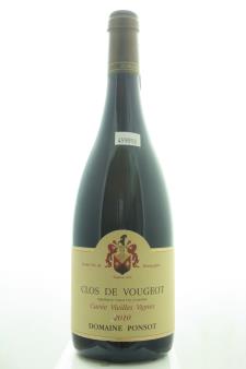 Ponsot Clos de Vougeot Cuvée Vieilles Vignes 2010