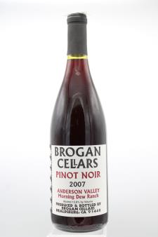 Brogan Cellars Pinot Noir Morning Dew Ranch 2007
