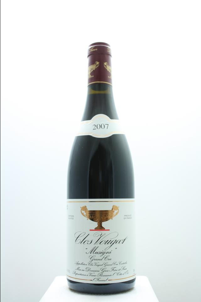 Gros Frère et Sœur Clos de Vougeot Musigni 2007