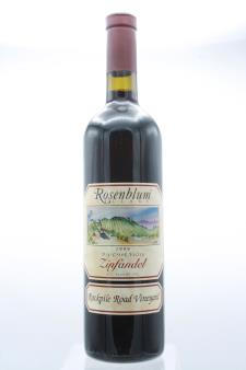 Rosenblum Zinfandel Rockpile Road Vineyard 1999