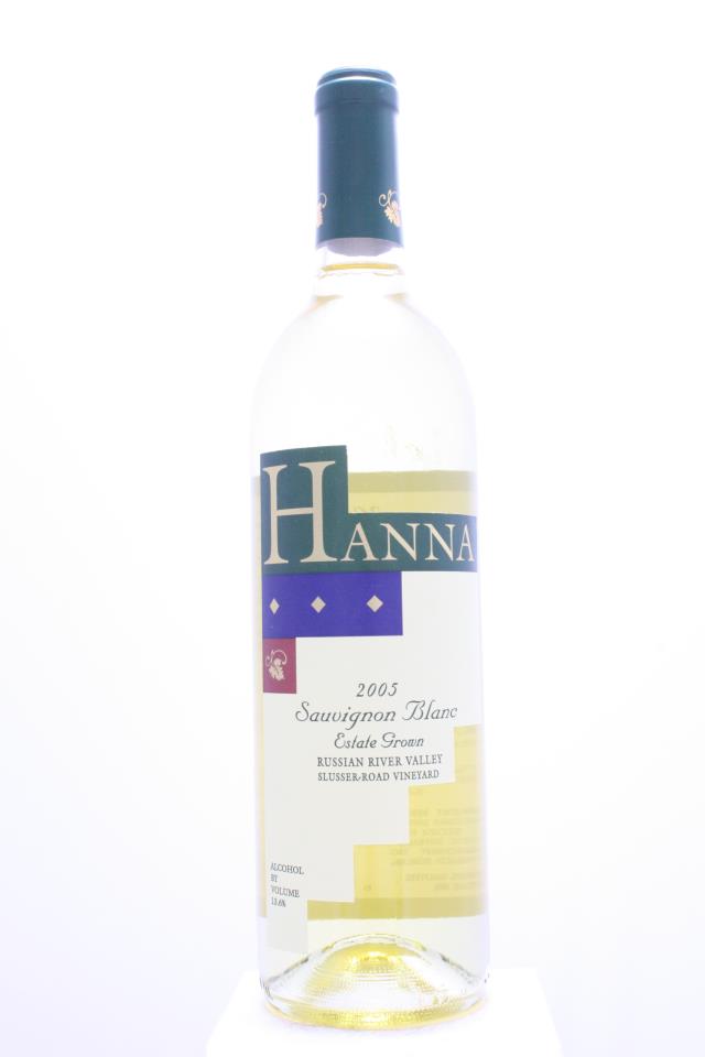 Hanna Winery Sauvignon Blanc Estate Slusser Road Vineyard 2005