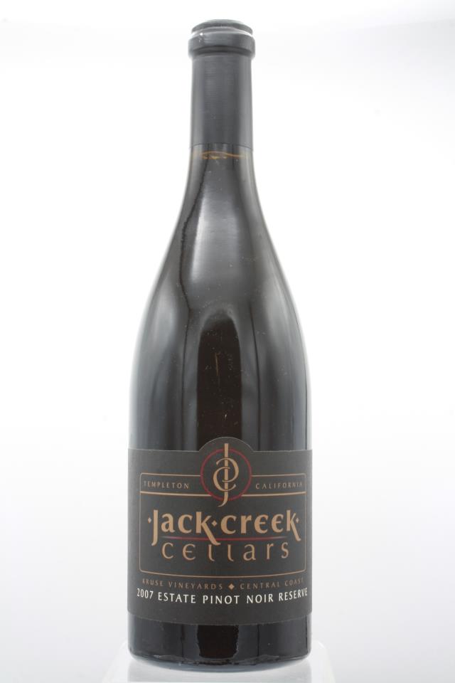Jack Creek Pinot Noir Estate Kruse Vineyard Reserve 2007