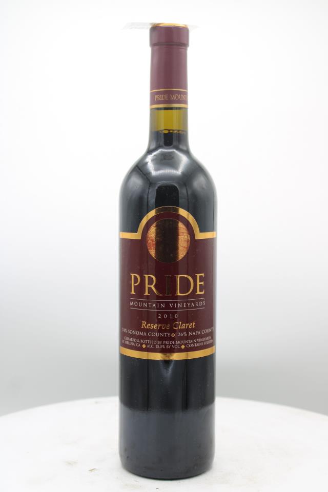 Pride Mountain Claret Reserve Sonoma County / Napa County 2010