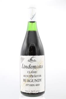 Lindemans Classic Hunter River Burgundy Bin 4810 1973