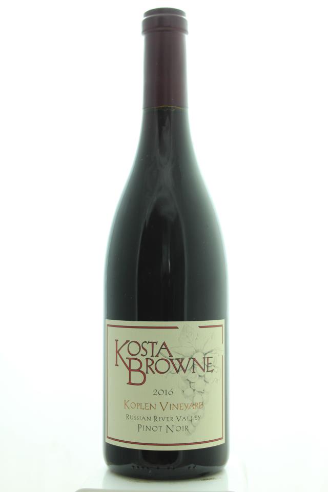 Kosta Browne Pinot Noir Koplen Vineyard 2016