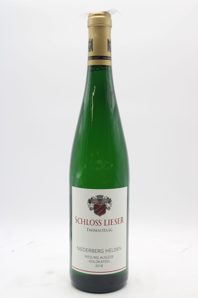 Schloss Lieser Niederberg Helden Riesling Auslese Goldkapsel #22 2018