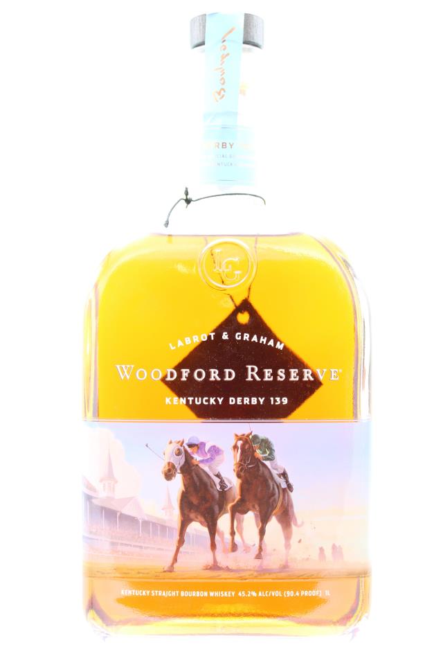 Woodford Reserve Kentucky Straight Bourbon Whiskey Distiller's Select Kentucky Derby 139 NV