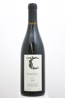 Tensley Syrah Tierra Alta Vineyard 2012