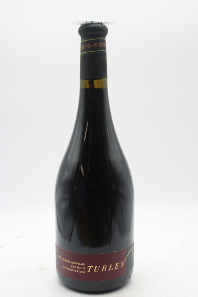 Turley Zinfandel Rattlesnake Ridge 2013