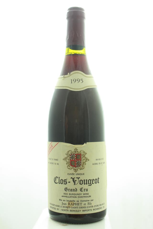 Jean Raphet Clos-Vougeot Cuvée Unique Réserve 1995