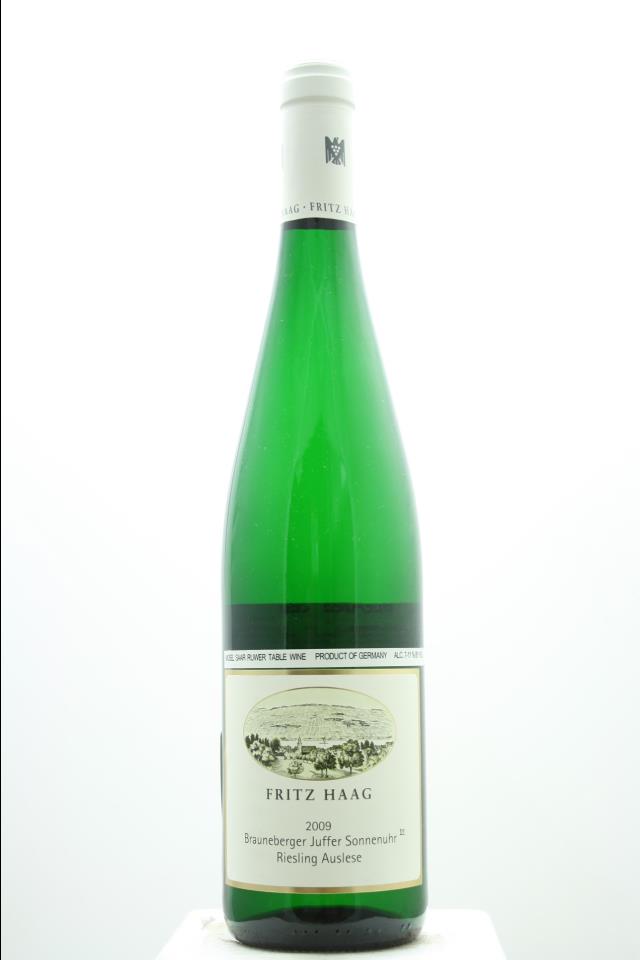 Fritz Haag Brauneberger Juffer-Sonnenuhr Riesling Auslese #06 2009