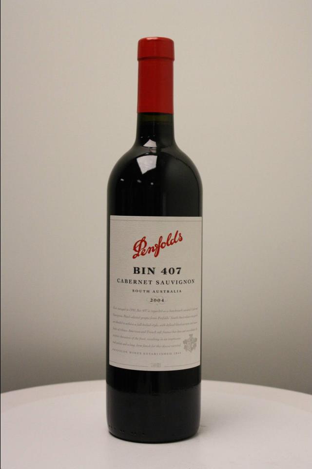 Penfolds Cabernet Sauvignon Bin 407 2004