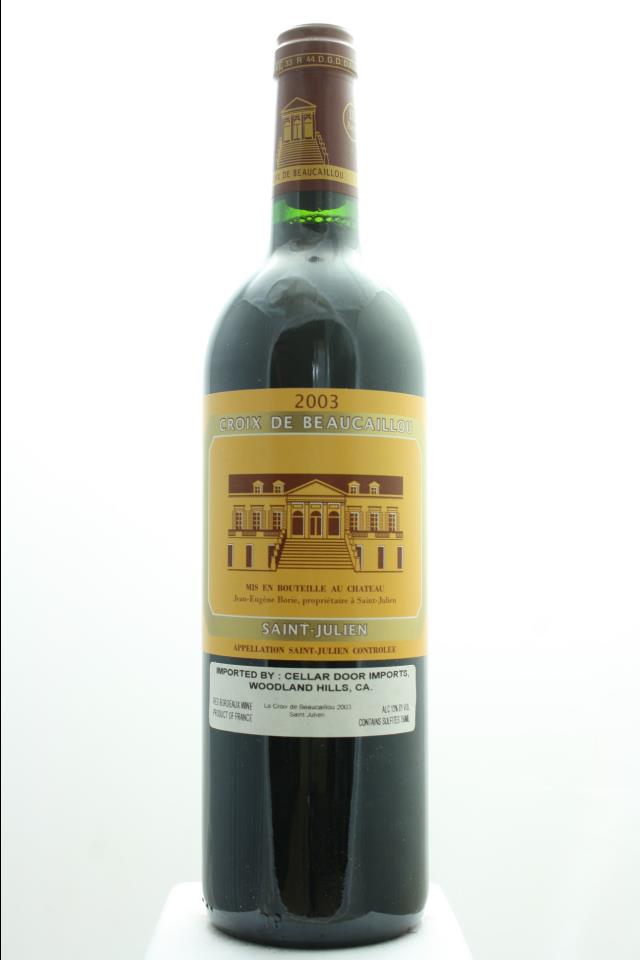 La Croix de Beaucaillou 2003