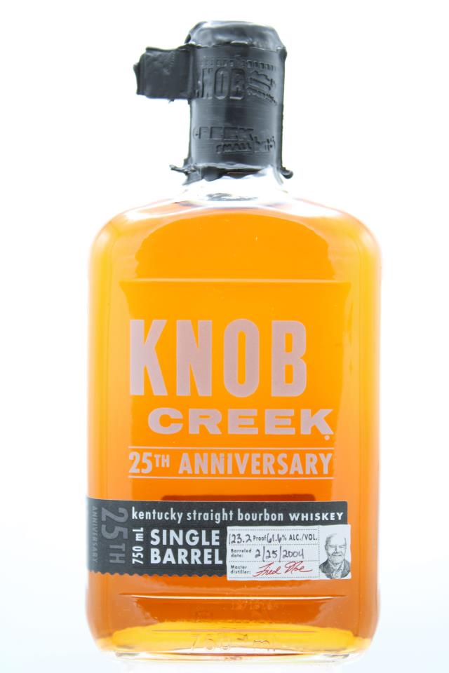 Knob Creek Kentucky Straight Bourbon Whiskey Single Barrel 25th Anniversary NV