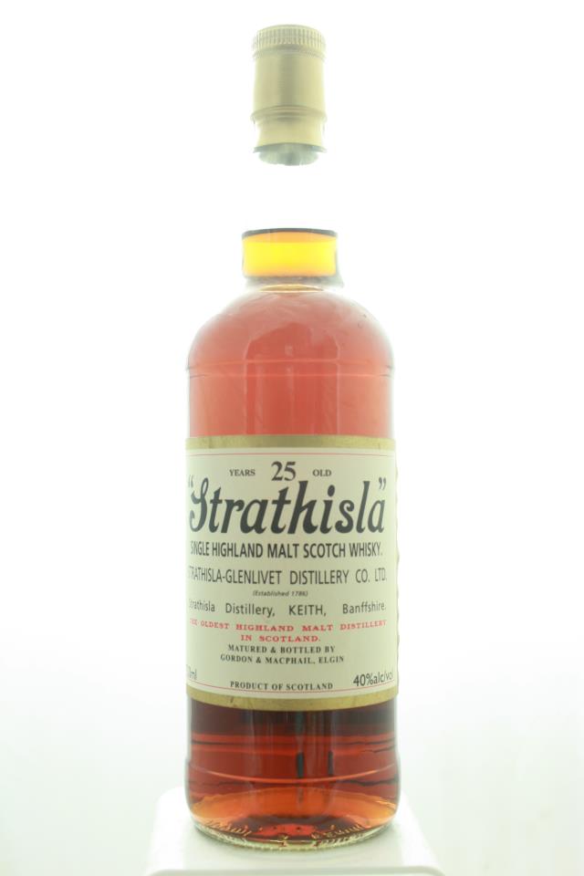 Strathisla Distillery (Gordon & Macphail Selected) Single Highland Malt Scotch Whisky "Strathisla" 25-Years-Old 1999