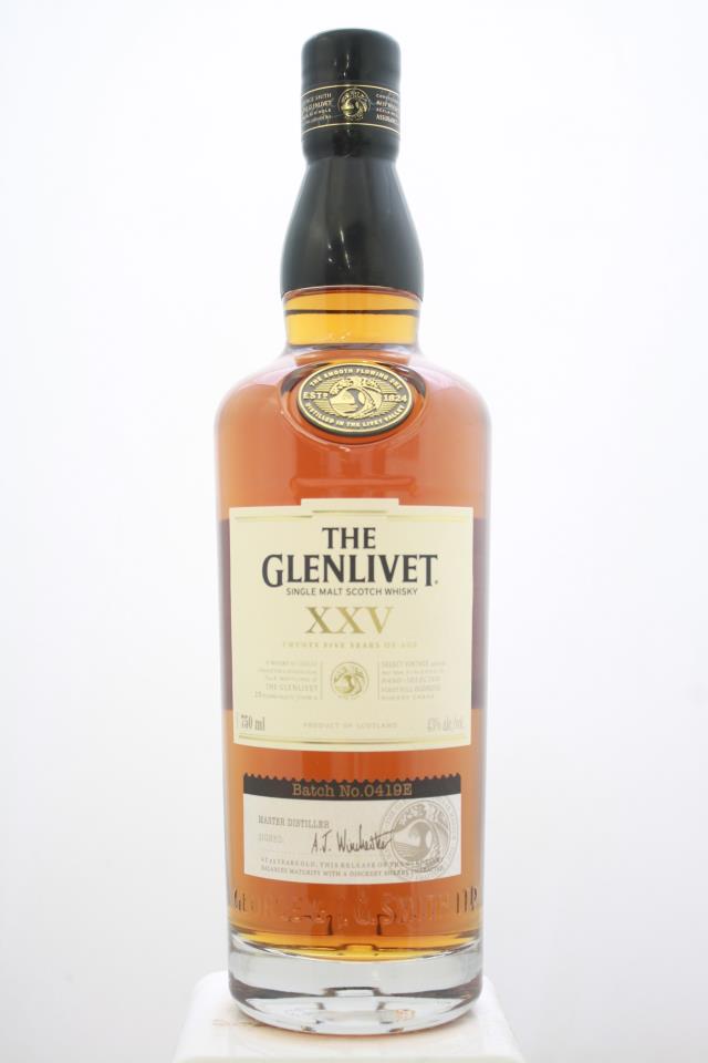 Glenlivet Single Malt Scotch Whisky XXV 25-Years-Old NV