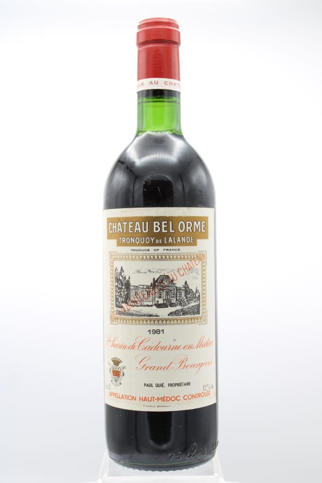 Bel Orme Tronquoy de Lalande 1981