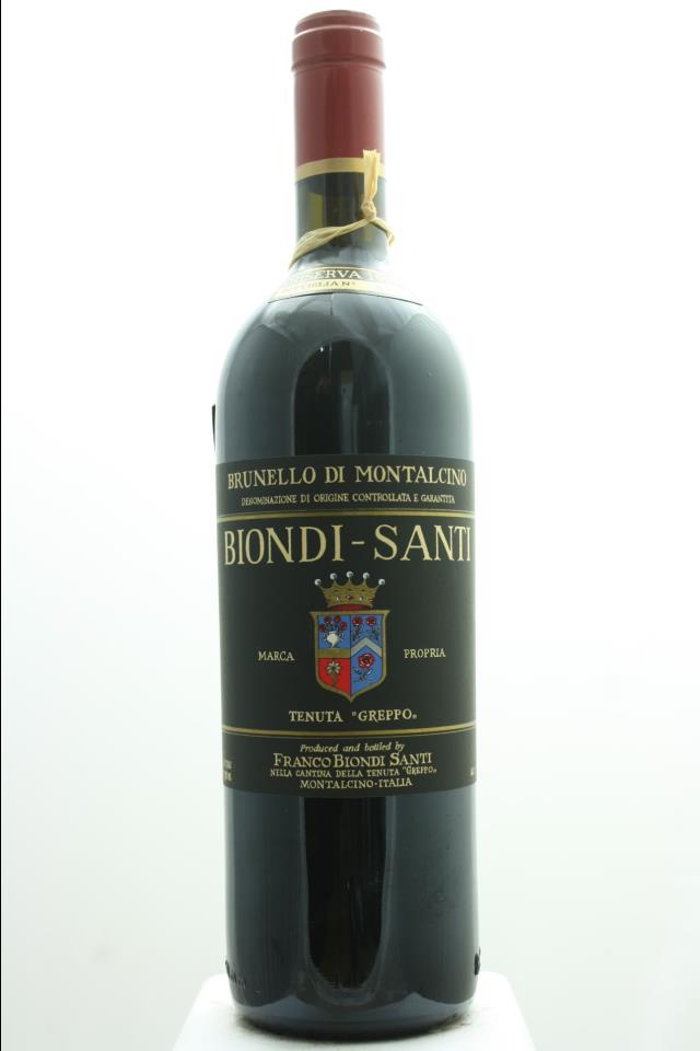 Biondi-Santi Tenuta Greppo Brunello di Montalcino Riserva 1999