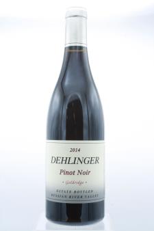 Dehlinger Pinot Noir Estate Goldridge 2014