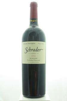 Schrader Cabernet Sauvignon CCS Beckstoffer To Kalon Vineyard 2012