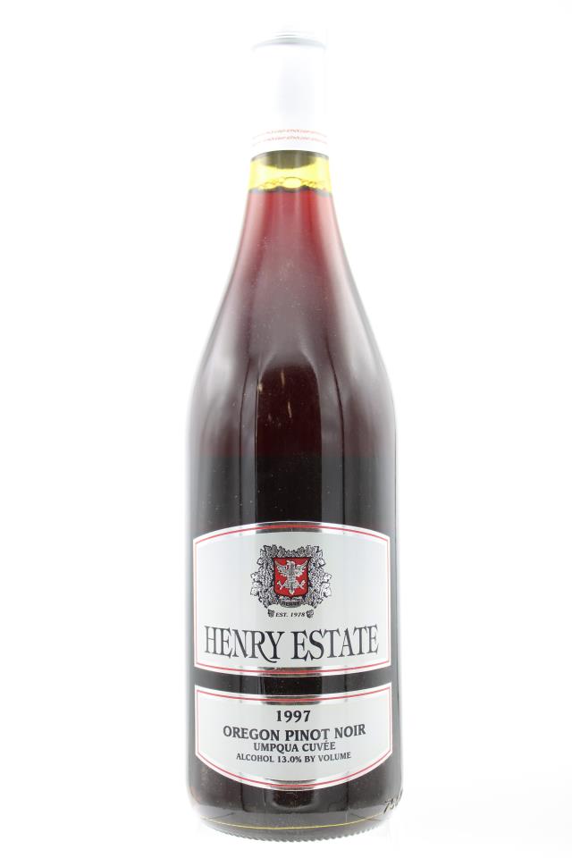 Henry Estate Pinot Noir Umpqua Cuvee 1997