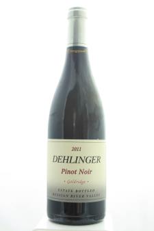 Dehlinger Pinot Noir Estate Goldridge Vineyard 2011