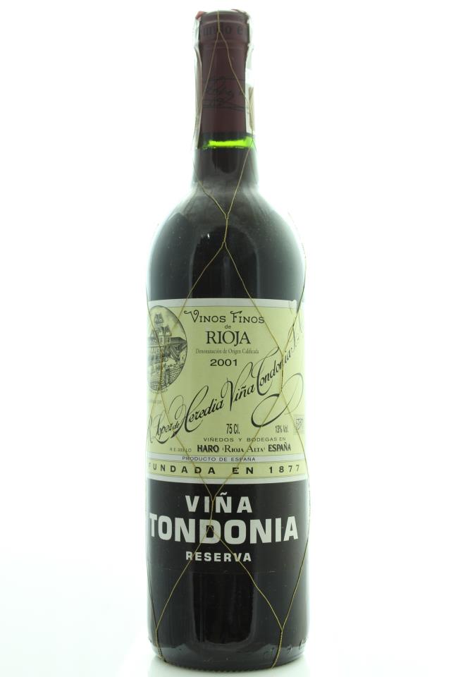 R. Lopez de Heredia Viña Tondonia Reserva 2001