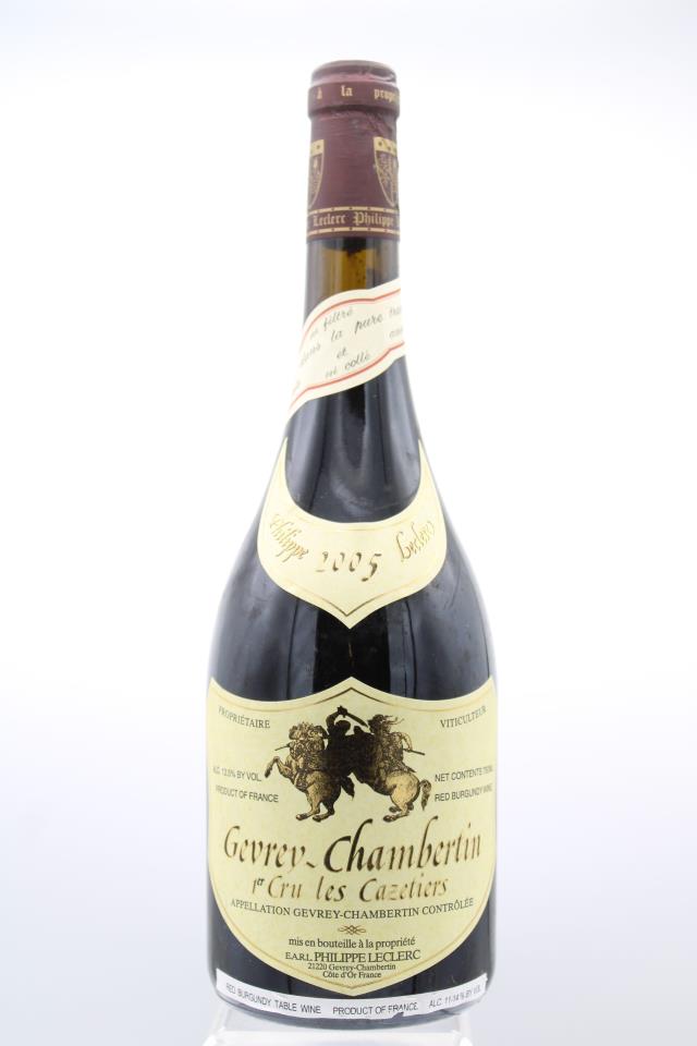 Philippe Leclerc Gevrey-Chambertin Les Cazetiers 2005