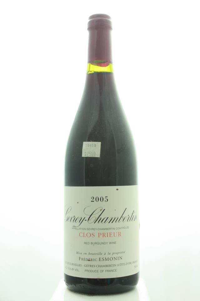 Frédéric Esmonin Gevrey-Chambertin Clos Prieur 2005