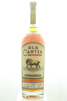 Old Carter Strraight American Whiskey Barrel Strength Small Batch 12-Years-Old NV