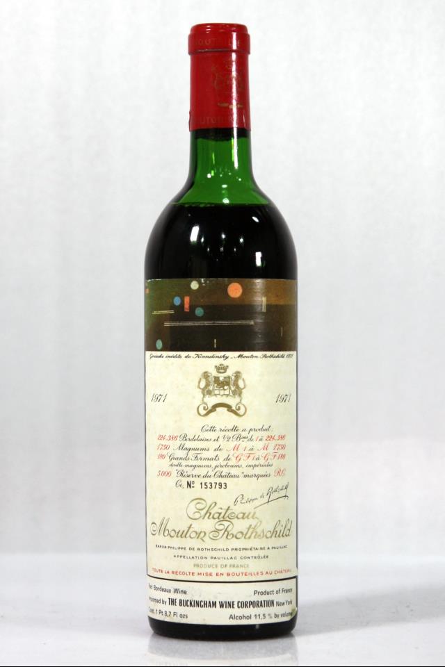 Mouton Rothschild 1971