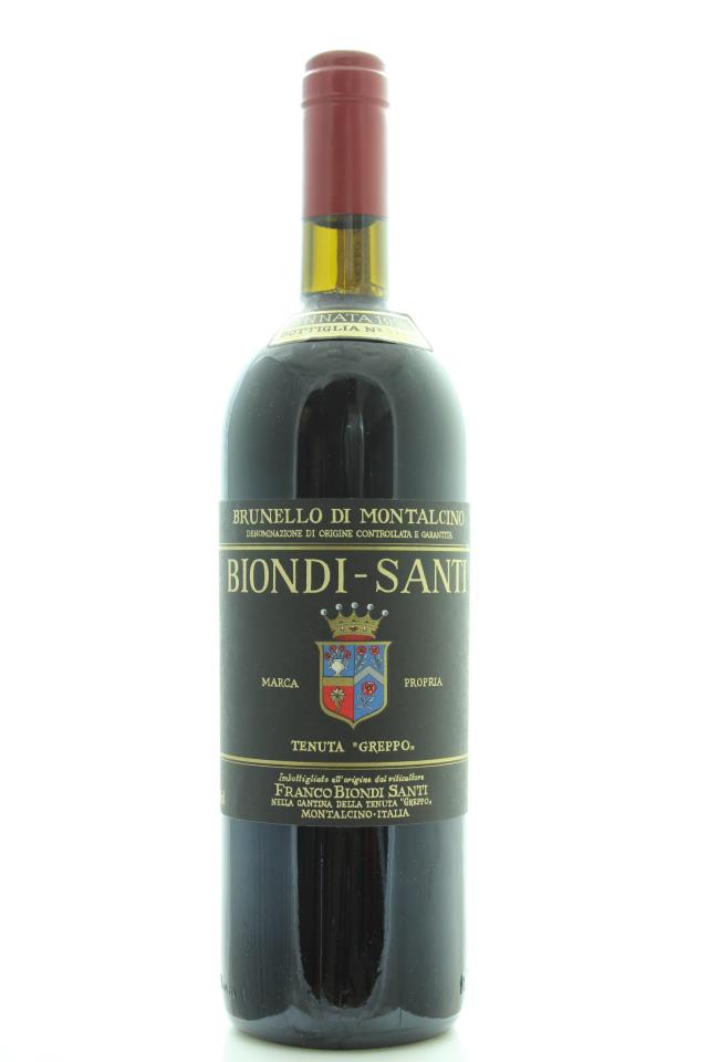 Biondi-Santi Tenuta Greppo Brunello di Montalcino 1996
