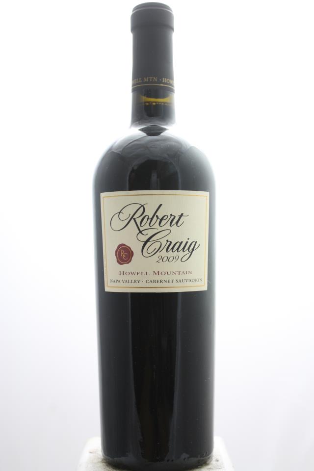 Robert Craig Cabernet Sauvignon Howell Mountain 2009