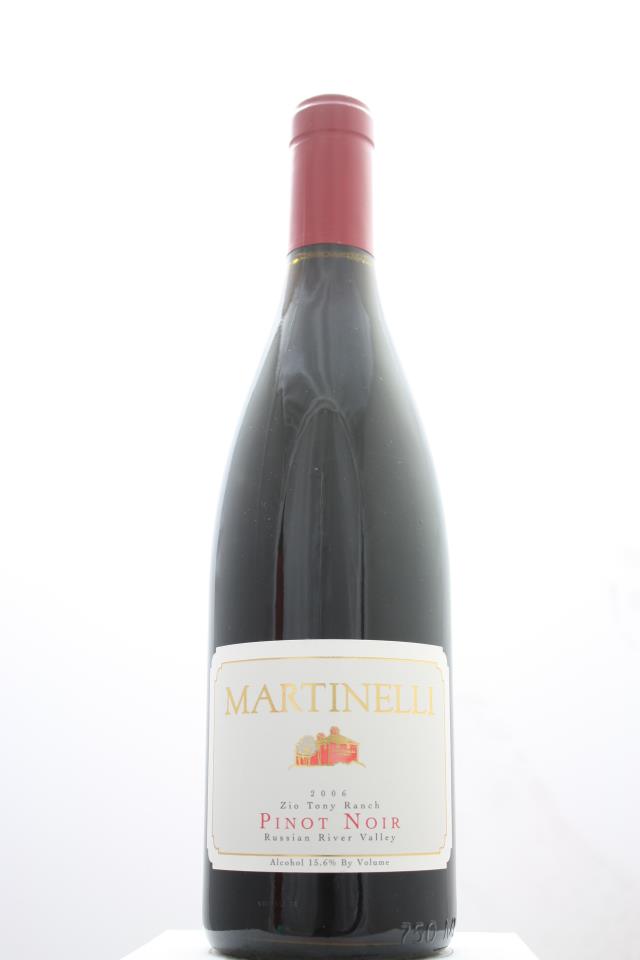 Martinelli Pinot Noir Zio Tony Ranch 2006