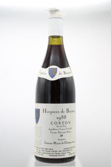 J.M. de Champs Corton Hospices de Beaune Cuvee Dr. Peste 1988