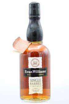 Evan Williams Kentucky Straight Bourbon Whiskey Single Barrel Vintage 2007
