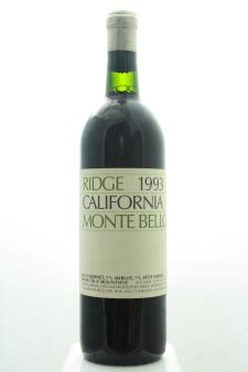 Ridge Vineyards Cabernet Sauvignon Monte Bello 1993