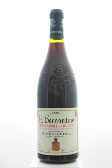 M. Chapoutier Châteauneuf-du-Pape La Bernardine 1998