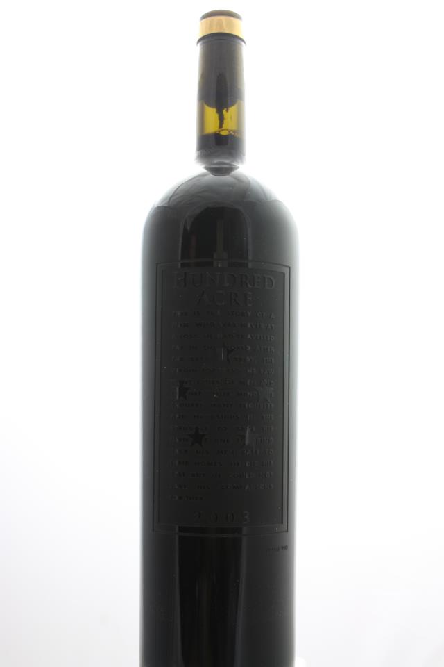 Hundred Acre Cabernet Sauvignon Kayli Morgan Vineyard 2003