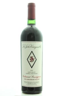 La Jota Vineyard Cabernet Sauvignon 10th Anniversary Release 1991