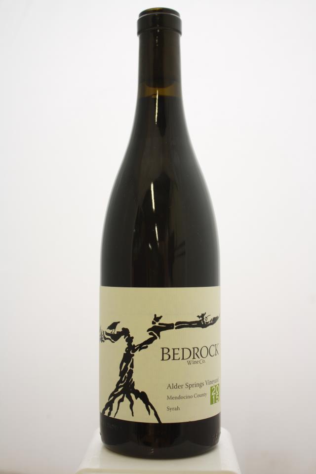 Bedrock Syrah Alder Springs Vineyard 2015