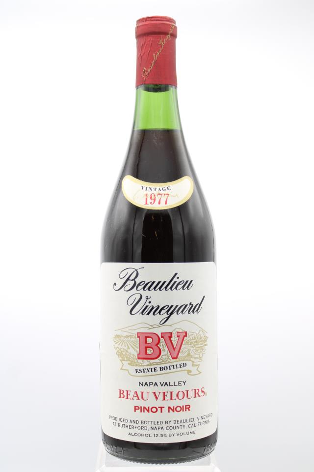 BV Pinot Noir Beau Velours 1977