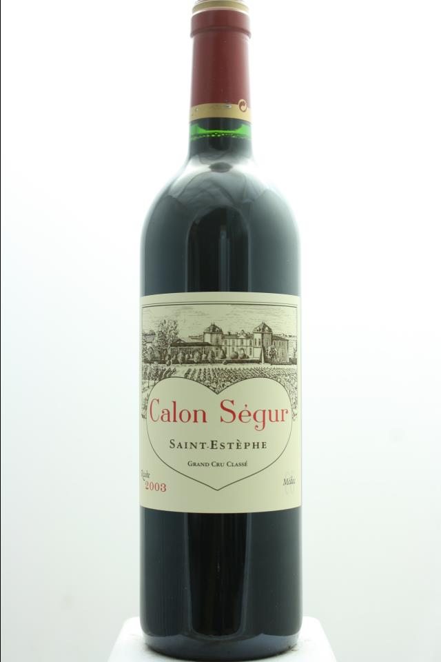 Calon-Ségur 2003
