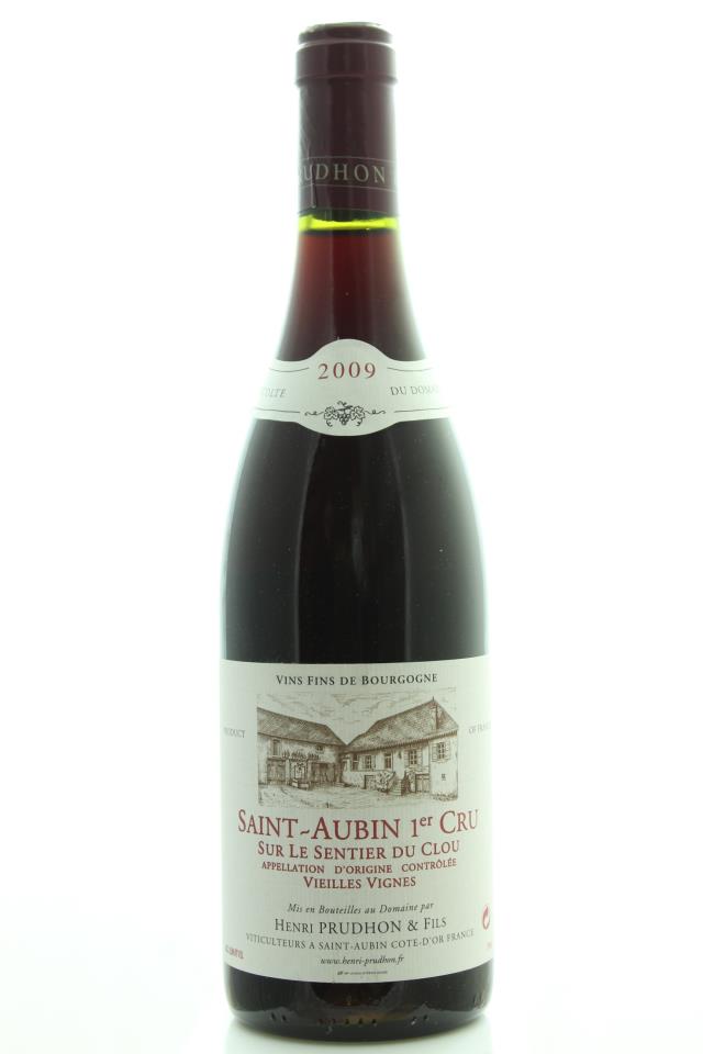 Henri Prudhon Saint-Aubin Sur Le Sentier du Clou Vielles Vignes Rouge 2009